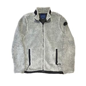 Grey, Fuzzy American Eagle Jacket